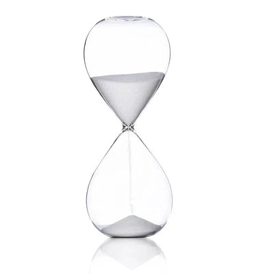 5 Minute Sand Timer | Elegant Glass Hourglass Design with Multiple Time Settings | Home and Office Decor 2