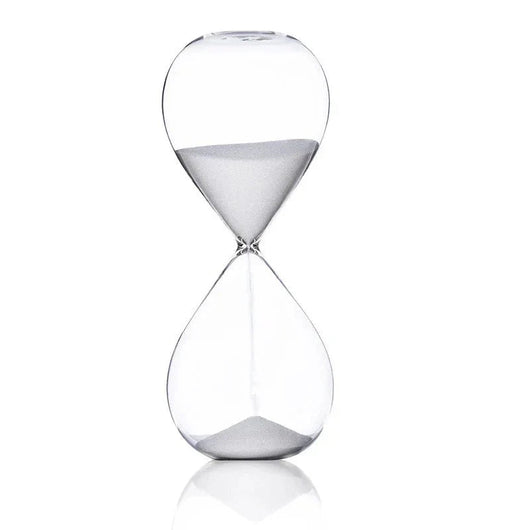 5 Minute Sand Timer | Elegant Glass Hourglass Design with Multiple Time Settings | Home and Office Decor 2