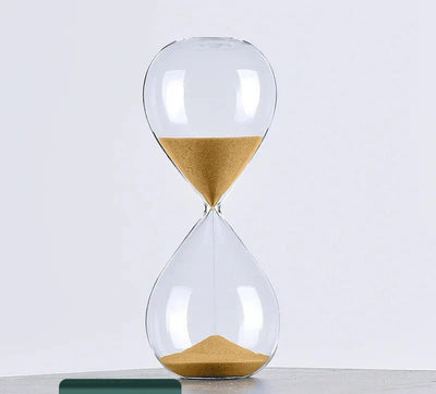 5 Minute Sand Timer | Elegant Glass Hourglass Design with Multiple Time Settings | Home and Office Decor 3