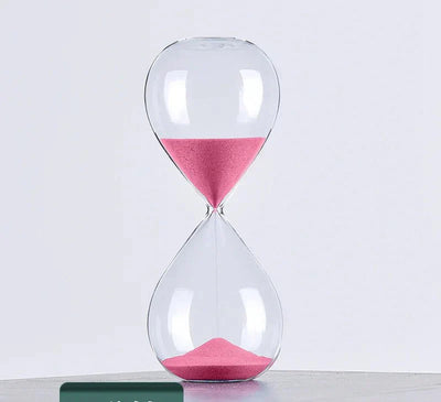 5 Minute Sand Timer | Elegant Glass Hourglass Design with Multiple Time Settings | Home and Office Decor 5