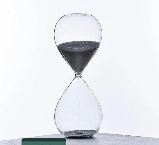5 Minute Sand Timer | Elegant Glass Hourglass Design with Multiple Time Settings | Home and Office Decor 6