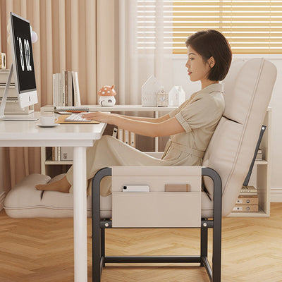 Accent Chair | Tech Fabric | Rounded Design | Armrest and Backrest | Home Office 1