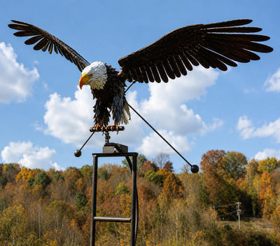 AeroBird | Elegant Metal Bird Wind Spinner Garden Ornament for Outdoor Decor 7