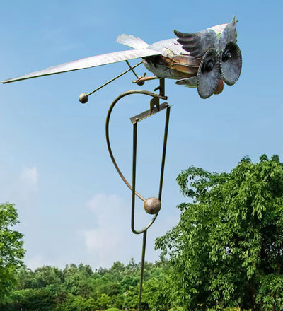 AeroBird | Elegant Metal Bird Wind Spinner Garden Ornament for Outdoor Decor 7
