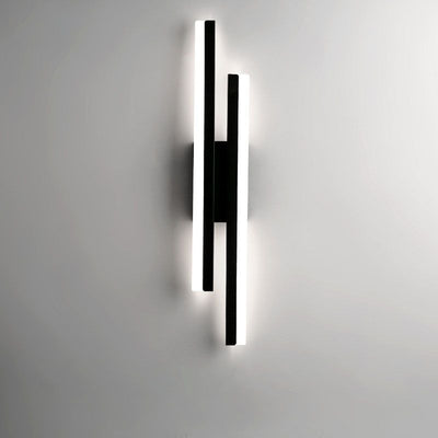 Alana | Elegant Modern Black and Gold Wall Light Sconce for Stylish Illumination 0