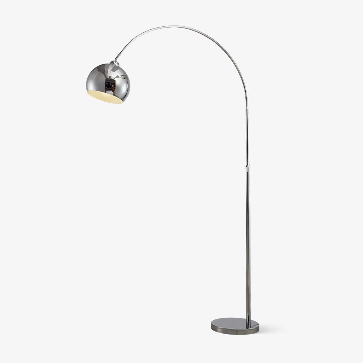 AnglerLamp | Modern Adjustable Floor Lamp with Chrome Finish for Living Room 1