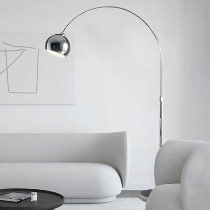 AnglerLamp | Modern Adjustable Floor Lamp with Chrome Finish for Living Room 2