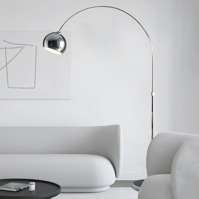 AnglerLamp | Modern Adjustable Floor Lamp with Chrome Finish for Living Room 2