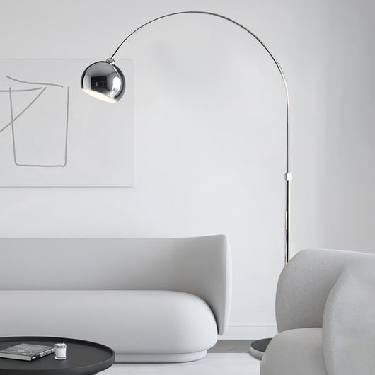 AnglerLamp | Modern Adjustable Floor Lamp with Chrome Finish for Living Room 2
