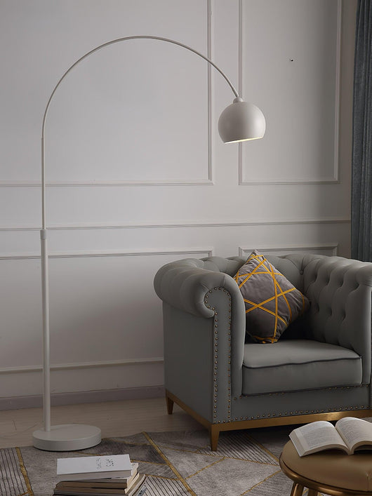 AnglerLamp | Modern Adjustable Floor Lamp with Chrome Finish for Living Room 4