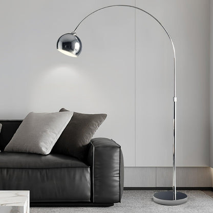 AnglerLamp | Modern Adjustable Floor Lamp with Chrome Finish for Living Room 5