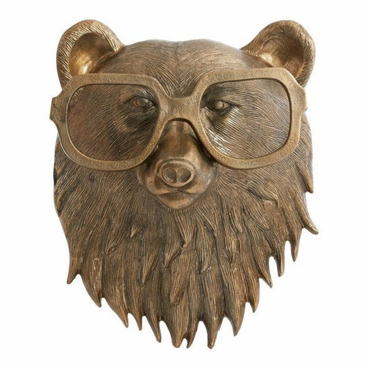 Animal Head Wall Art | Hand-Painted Resin Decoration | Unique Designs for Living Room or Office 4