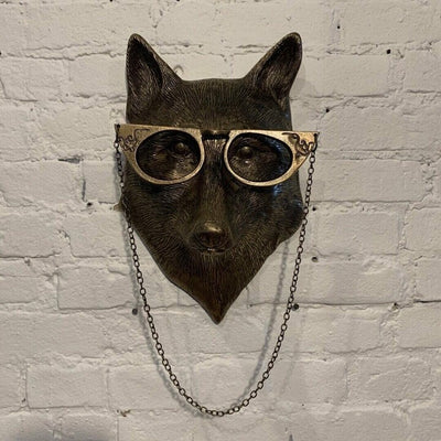 Animal Head Wall Art | Hand-Painted Resin Decoration | Unique Designs for Living Room or Office 5
