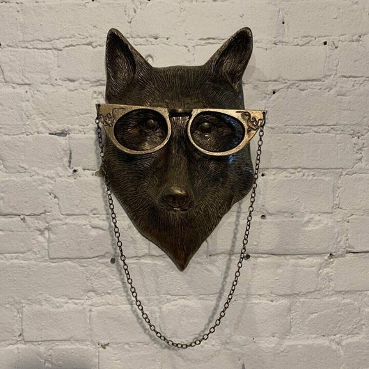 Animal Head Wall Art | Hand-Painted Resin Decoration | Unique Designs for Living Room or Office 5