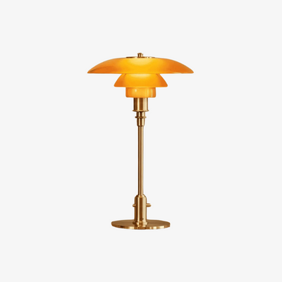 Apricity | Elegant Tiered Glass Table Lamp with Dimmable Feature in Gold or Silver 1