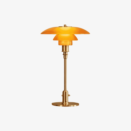Apricity | Elegant Tiered Glass Table Lamp with Dimmable Feature in Gold or Silver 1