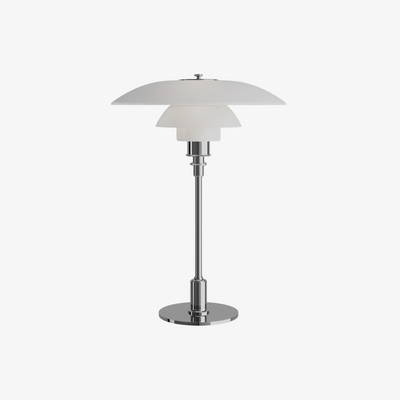 Apricity | Elegant Tiered Glass Table Lamp with Dimmable Feature in Gold or Silver 9