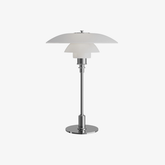 Apricity | Elegant Tiered Glass Table Lamp with Dimmable Feature in Gold or Silver 9