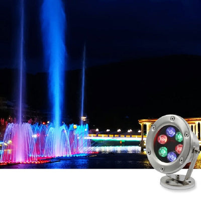 AquaGlow | Bright Waterproof Submersible LED Underwater Pool Light 4