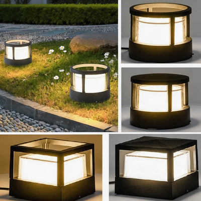 AquaGlow | Durable Waterproof LED Outdoor Pillar Light for Garden and Pathway Illumination 2