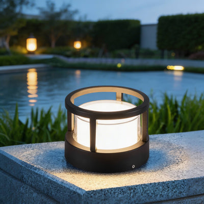 AquaGlow | Durable Waterproof LED Outdoor Pillar Light for Garden and Pathway Illumination 8