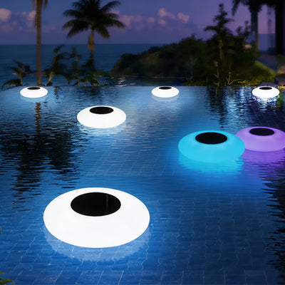 AquaGlow | Elegant Solar Floating Pool Light with Intelligent Sensor and Durable PE Shell 1