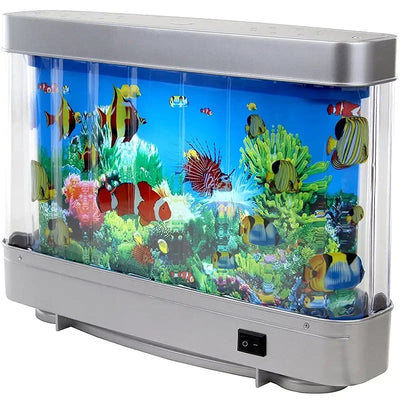 AquaGlow | Serene Animated Desk Top Aquarium Night Light for Relaxation 2