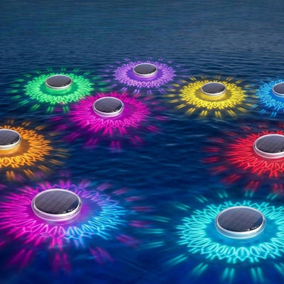 AquaGlow | Vibrant Solar LED Floating Pool Lights with Remote Control 7