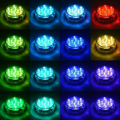 AquaGlow | Vibrant Waterproof LED Floating Pool Lights with Remote Control 2