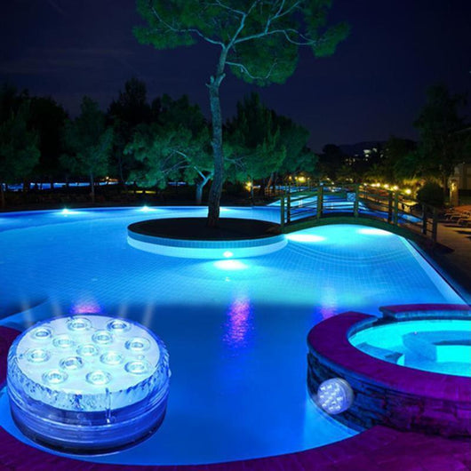 AquaGlow | Vibrant Waterproof LED Floating Pool Lights with Remote Control 7