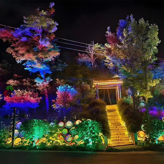 AquaGlow | Waterproof RGB LED Landscape Spotlight | Durable Die-Cast Aluminum Outdoor Lighting 0