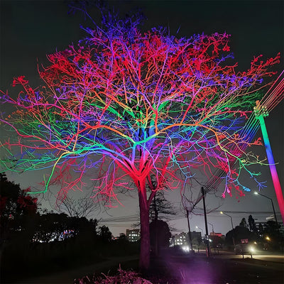 AquaGlow | Waterproof RGB LED Landscape Spotlight | Durable Die-Cast Aluminum Outdoor Lighting 1
