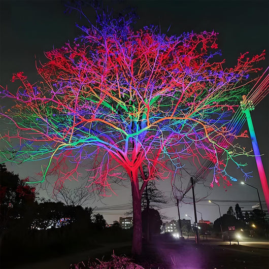 AquaGlow | Waterproof RGB LED Landscape Spotlight | Durable Die-Cast Aluminum Outdoor Lighting 1
