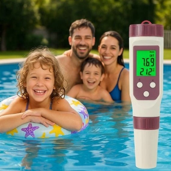 AquaSense | Digital Pool Water Tester with 7-in-1 Measurement for Accurate Water Quality Monitoring 3