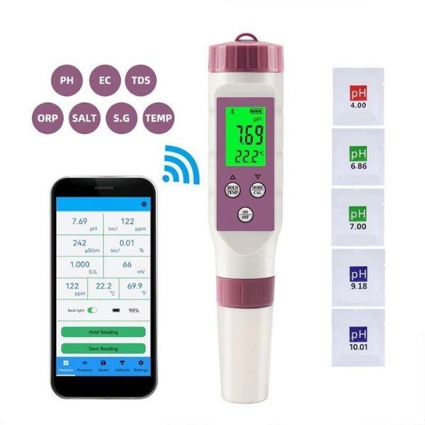 AquaSense | Digital Pool Water Tester with 7-in-1 Measurement for Accurate Water Quality Monitoring 4