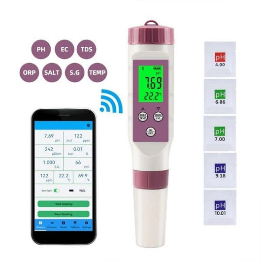 AquaSense | Digital Pool Water Tester with 7-in-1 Measurement for Accurate Water Quality Monitoring 4