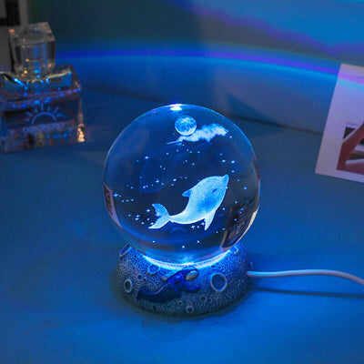 AquaSphere | Elegant 3D Laser Engraved Crystal Night Light 10