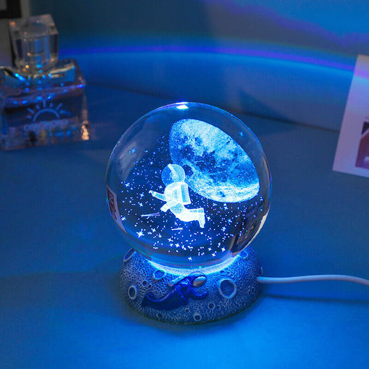 AquaSphere | Elegant 3D Laser Engraved Crystal Night Light 7