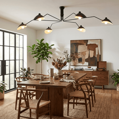 ArachnidGlow | Elegant Modern Flush Mount Ceiling Light Fixture 3