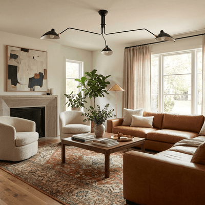 ArachnidGlow | Elegant Modern Flush Mount Ceiling Light Fixture 4