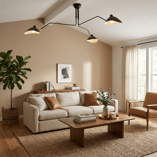 ArachnidGlow | Elegant Modern Flush Mount Ceiling Light Fixture 7