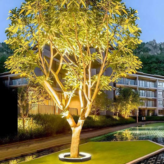 ArcadiaGlow | Elegant Outdoor LED Landscape Arc Light with RGB Options 4