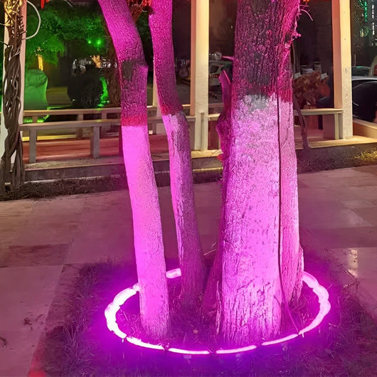 ArcadiaGlow | Elegant Outdoor LED Landscape Arc Light with RGB Options 6
