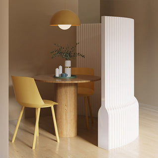 Art Deco Room Divider Panels | Kraft Paper & Acrylic | Adjustable Length for Living Room Privacy