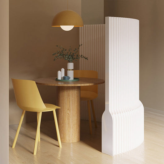 Art Deco Room Divider Panels | Kraft Paper & Acrylic | Adjustable Length for Living Room Privacy 2