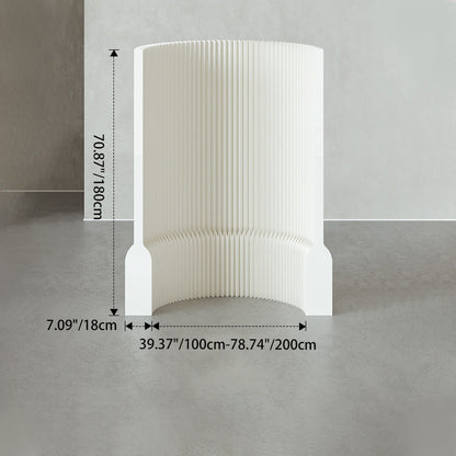 Art Deco Room Divider Panels | Kraft Paper & Acrylic | Adjustable Length for Living Room Privacy 8