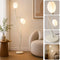 Elegant Modern Floral Floor Lamp for Living Room Illumination