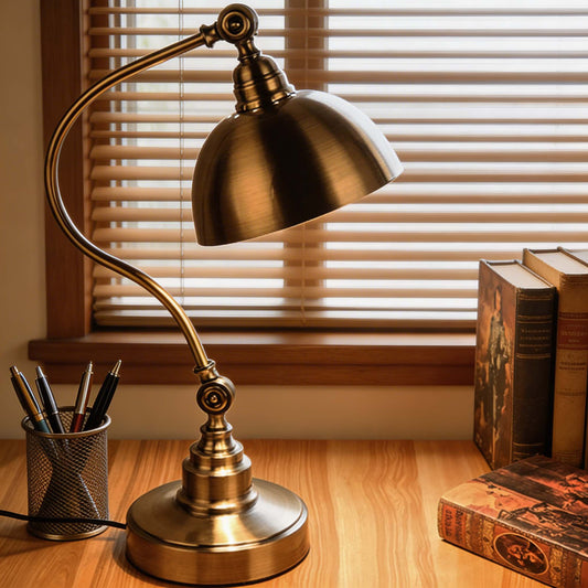AuraLight | Elegant Adjustable Gooseneck Desk Lamp with Energy-Efficient LED Light 0