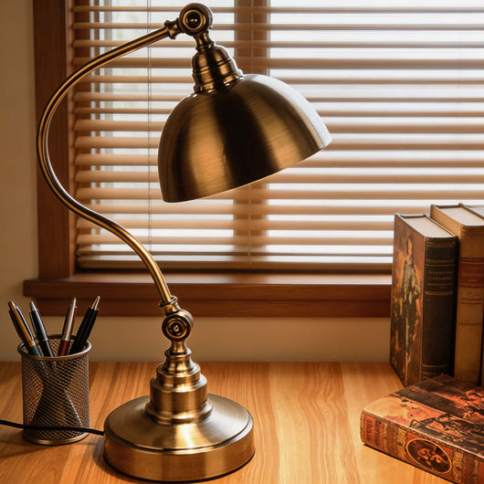 AuraLight | Elegant Adjustable Gooseneck Desk Lamp with Energy-Efficient LED Light 0