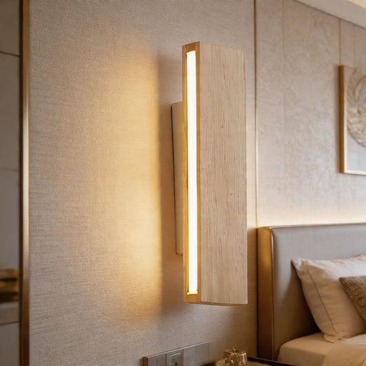 AureaLight | Adjustable Modern Minimalist Wall Sconce Lighting with Wood and Acrylic 0